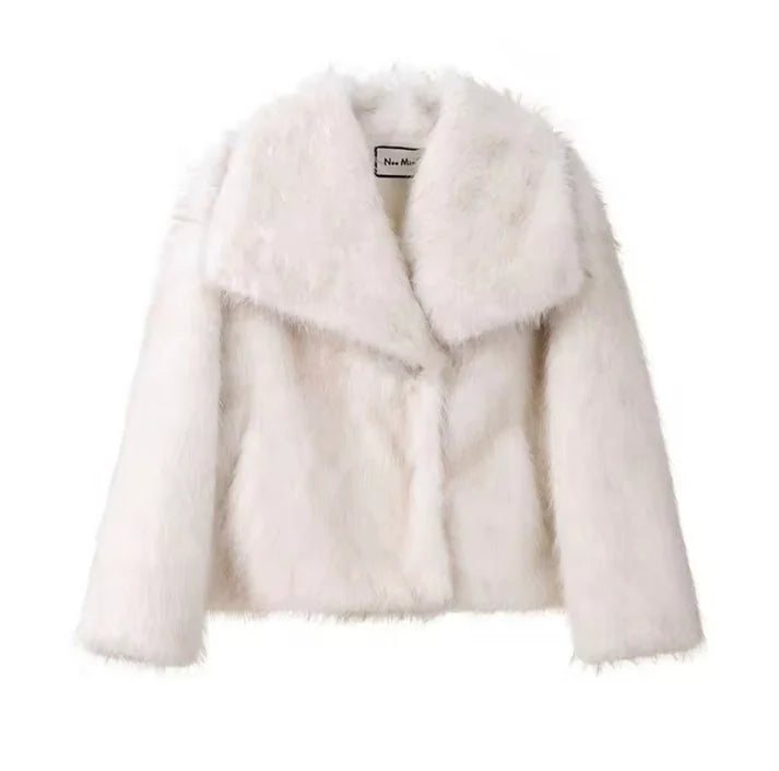 FL® Faux Fur Fuzzy Jacket