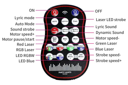 FL® 9-Eye Laser Party Light